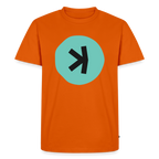 Kaspa Logo dunkel (Original) - Herren T-Shirt Premium - Orange 