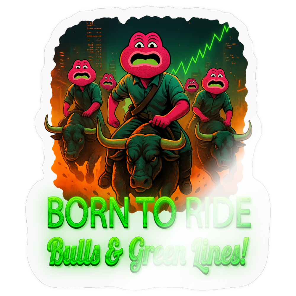 Jerry Born to Ride (Fan-Art) - Sticker 10 x 10 cm - Transparent glänzend