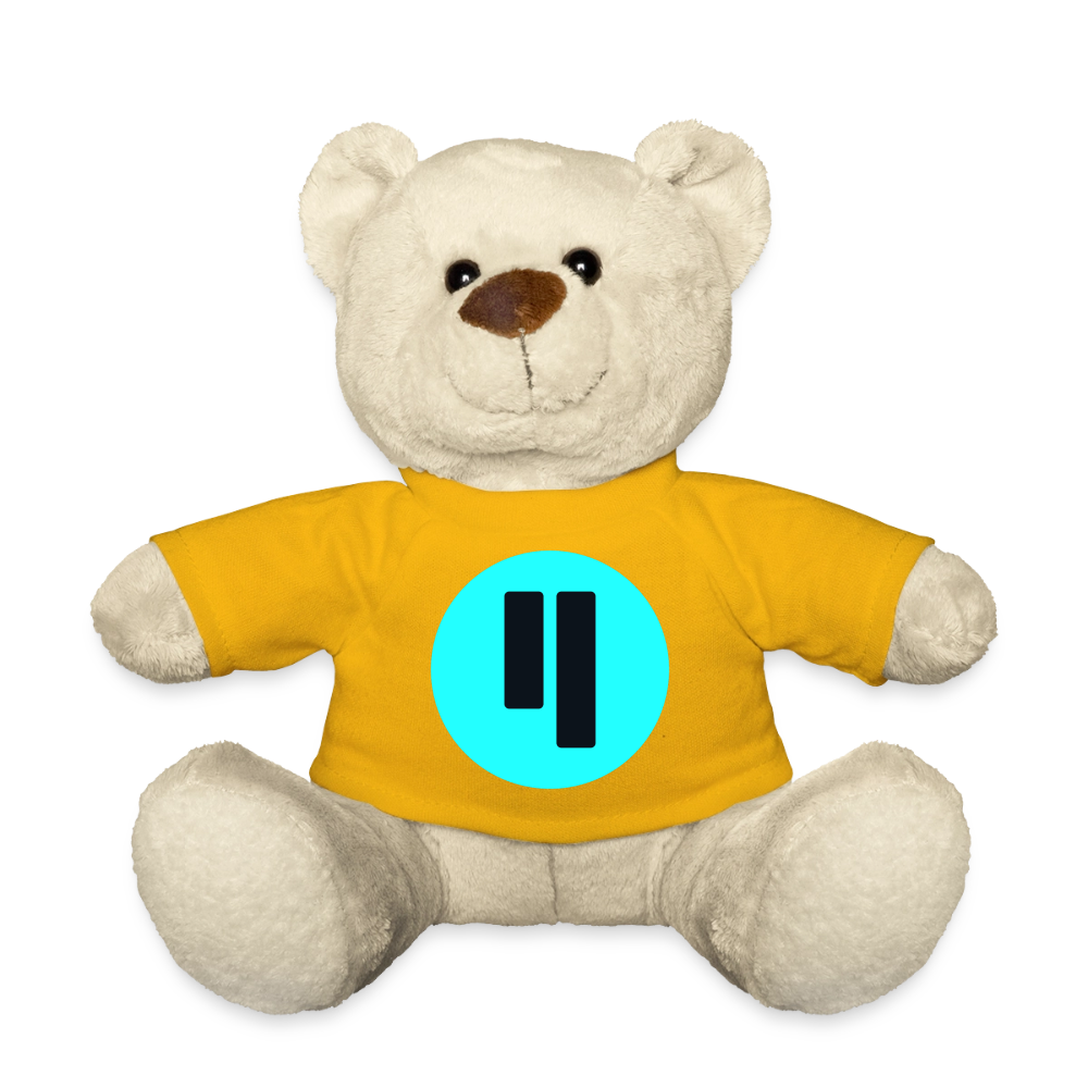 Qubic Logo (Original) - Teddybär - Sonnengelb