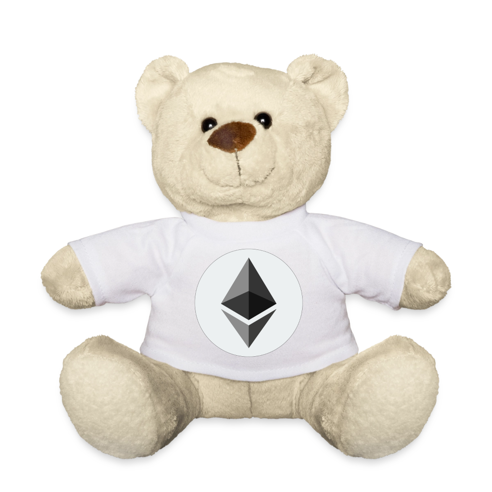 Ethereum Logo (Original) - Teddybär - Weiß