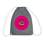 Jerry The Turtle Logo (Remix-Design) - Turnbeutel - Grau