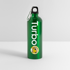 Turbo Full Logo (Original) - Trinkflasche mit Karabiner 750 ml - Kelly Green