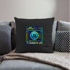 Qubic Changed Life (Fan-Art) - Polster 44 x 44 cm - Schwarz