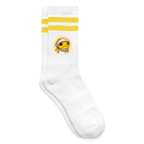Turbo Logo (Original) - Tennissocken Premium - Weiß/Gelb