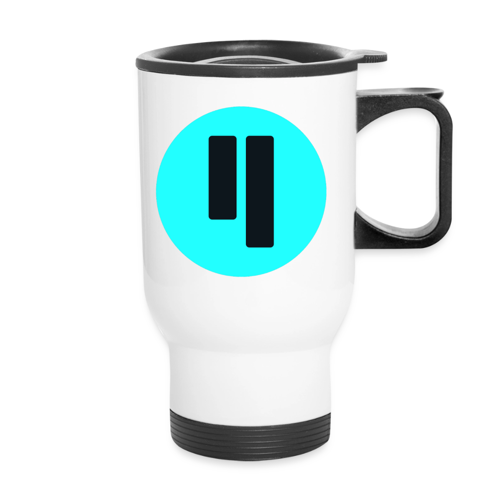 Qubic Logo (Original) - Thermobecher - Weiß