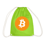 Bitcoin Logo (Original) - Turnbeutel - Neongrün