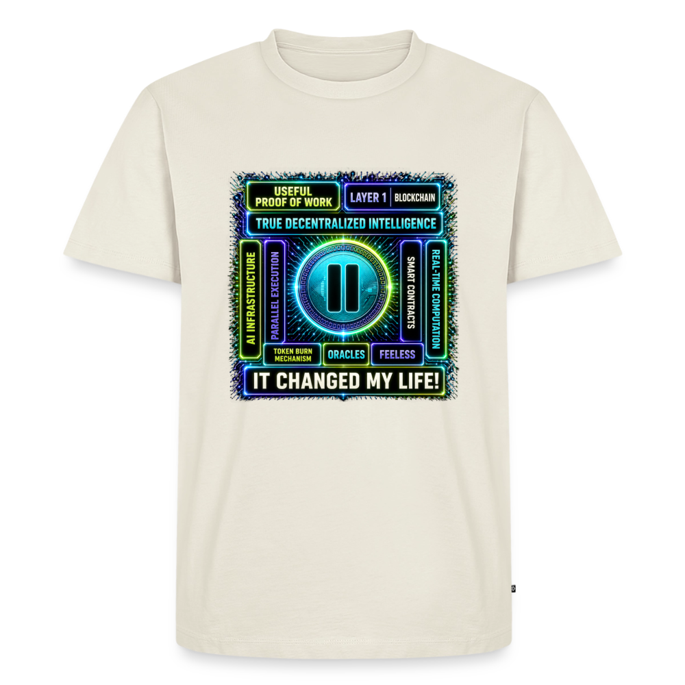 Qubic Changed Life (Fan-Art) - Herren T-Shirt Premium - Naturweiß