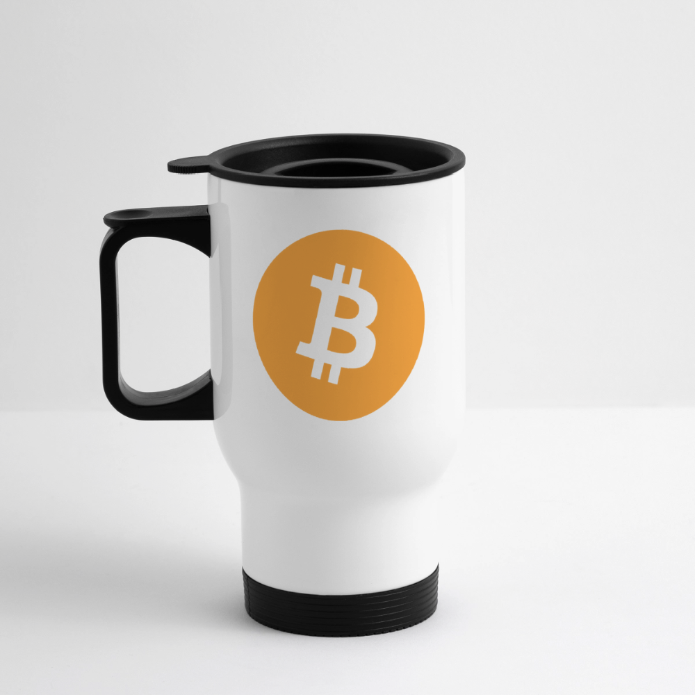 Bitcoin Logo (Original) - Thermobecher - Weiß