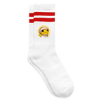 Turbo Logo (Original) - Tennissocken Premium - Weiß/Rot