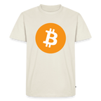 Bitcoin Logo (Original) - Herren T-Shirt Premium - Naturweiß