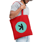 Kaspa Logo dunkel (Original) - Stofftasche - Rot