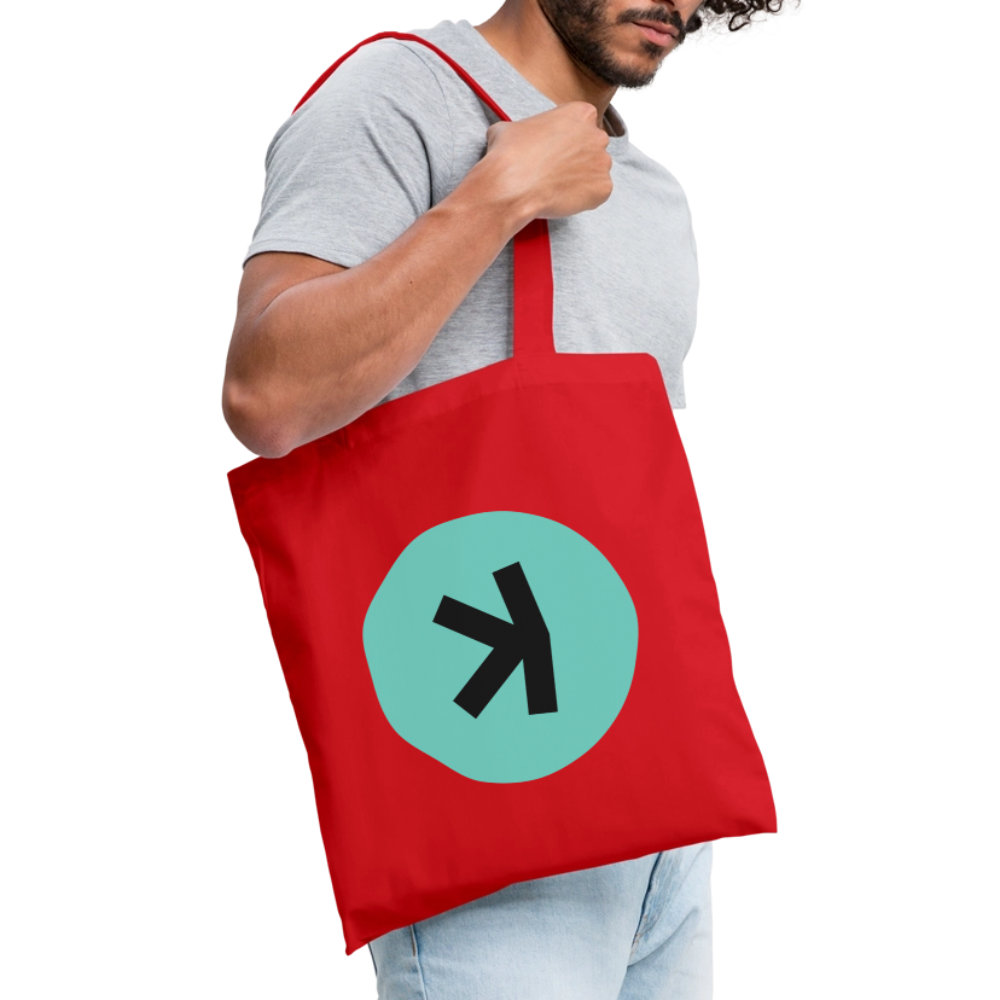 Kaspa Logo dunkel (Original) - Stofftasche - Rot