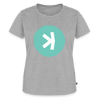 Kaspa Logo hell (Original) - Damen T-Shirt Premium - Grau meliert