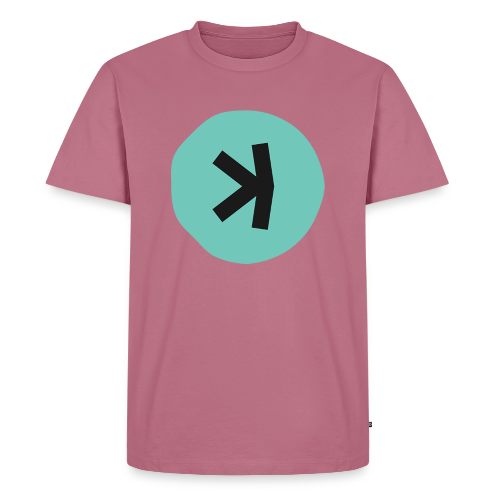 Kaspa Logo dunkel (Original) - Herren T-Shirt Premium - Mauve