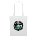 Keep Calm and Hodl Kaspa (Fan-Art) - Stofftasche - Weiß