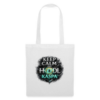 Keep Calm and Hodl Kaspa (Fan-Art) - Stofftasche - Weiß