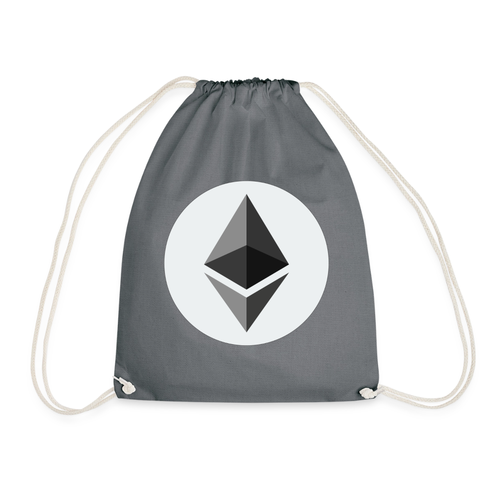Ethereum Logo (Original) - Turnbeutel - Grau