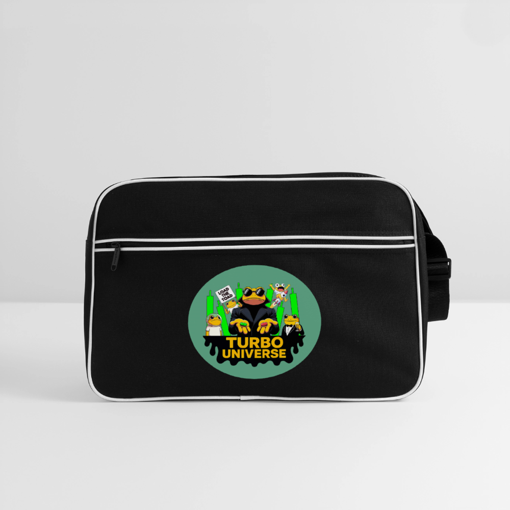 Turbo Universe (Fan-Art) - Retro Tasche - Schwarz/Weiß