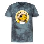 Turbo Logo (Original) - Unisex T-Shirt Premium Tie Dye - Schwarz/Blau