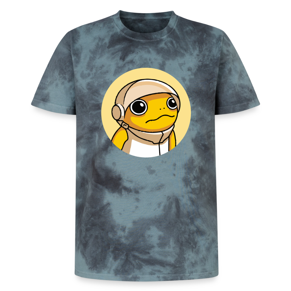 Turbo Logo (Original) - Unisex T-Shirt Premium Tie Dye - Schwarz/Blau
