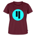 Qubic Logo (Original) - Damen T-Shirt Premium - Burgunderrot