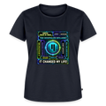 Qubic Changed Life (Fan-Art) - Damen T-Shirt Premium - Navy