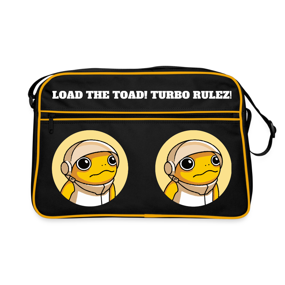 Turbo Rulez (Original) - Retro Tasche - Schwarz/Gold