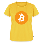 Bitcoin Logo (Original) - Damen T-Shirt Premium - Sonnengelb
