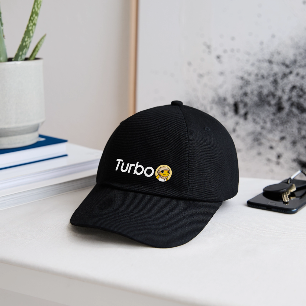 Turbo Full Logo (Original) - Baseballkappe - Schwarz/Schwarz
