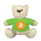 Bitcoin Logo (Original) - Teddybär - Hellgrün