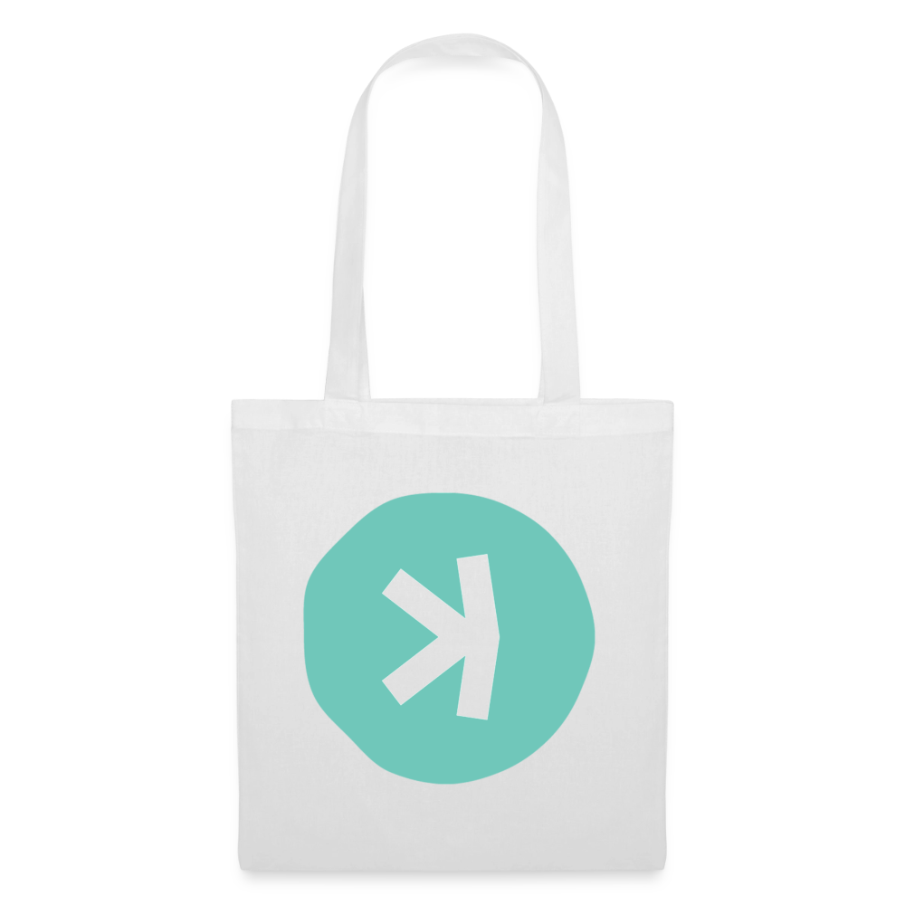 Kaspa Logo hell (Original) - Stofftasche - Weiß