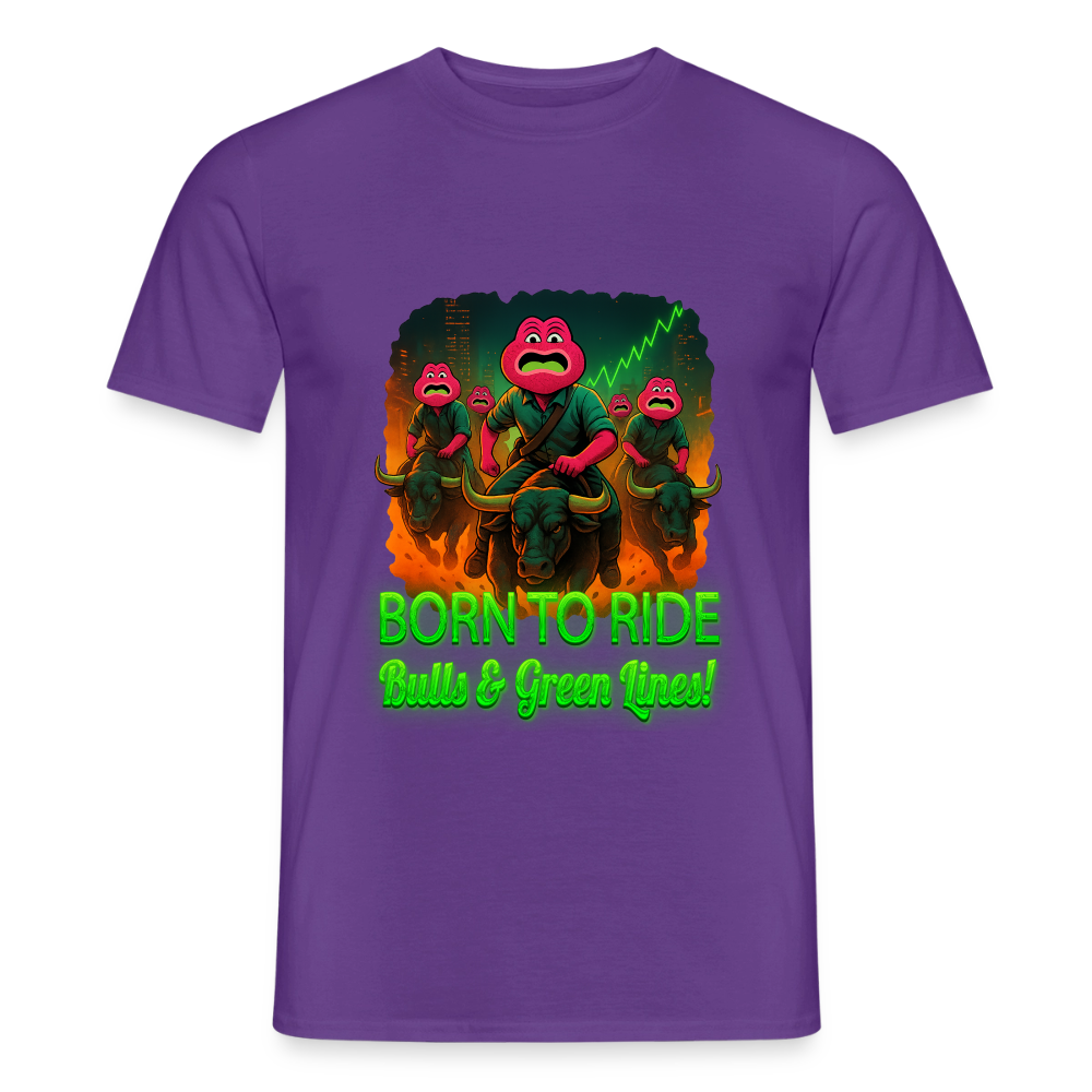 Jerry Born to Ride (Fan-Art) - Herren T-Shirt - Lila