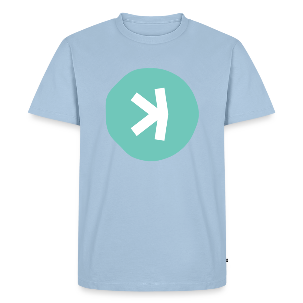 Kaspa Logo hell (Original) - Herren T-Shirt Premium - Hellblau