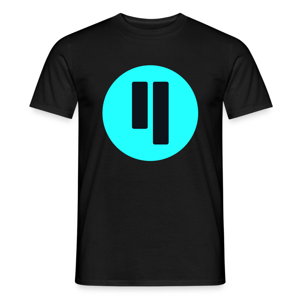 Qubic Logo (Original) - Herren T-Shirt - Schwarz