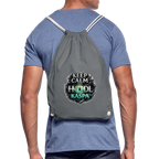 Keep Calm and Hodl Kaspa (Fan-Art) - Turnbeutel - Grau