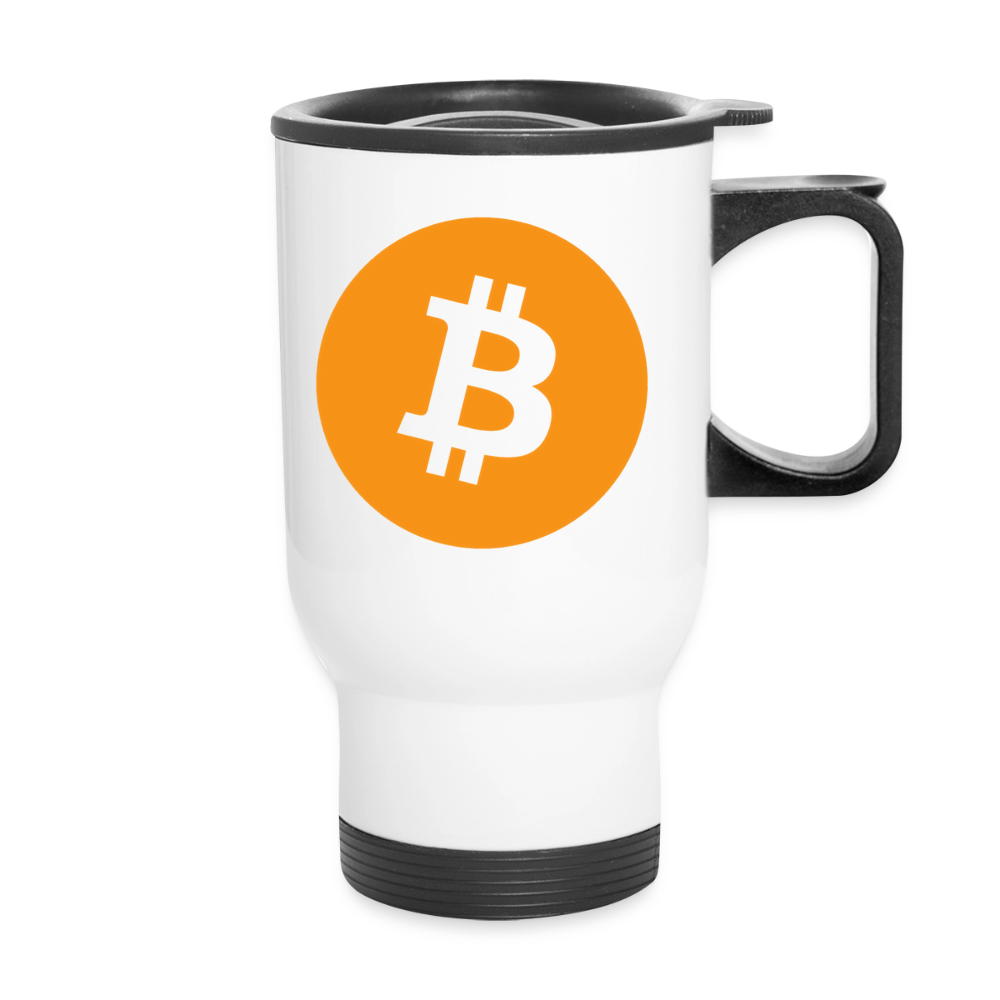 Bitcoin Logo (Original) - Thermobecher - Weiß