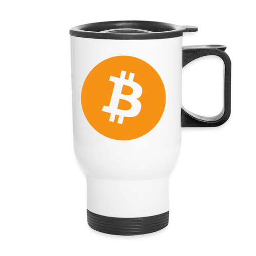 Bitcoin Logo (Original) - Thermobecher - Weiß