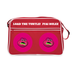 Jerry The Turtle Rulez (Remix-Design) - Retro Tasche - Rot/Weiß