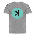 Kaspa Logo dunkel (Original) - Herren T-Shirt - Graphit meliert
