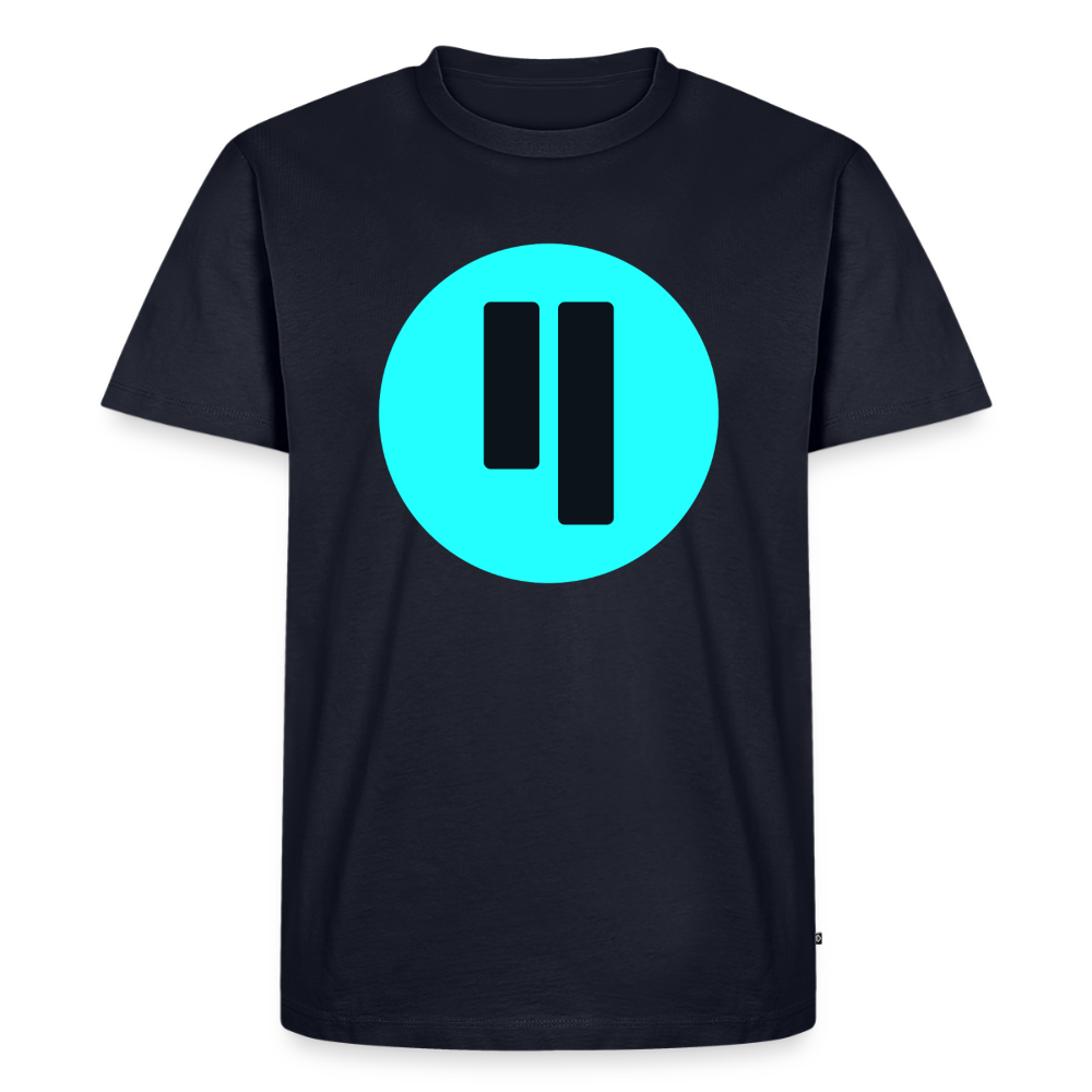 Qubic Logo (Original) - Herren T-Shirt Premium - Navy
