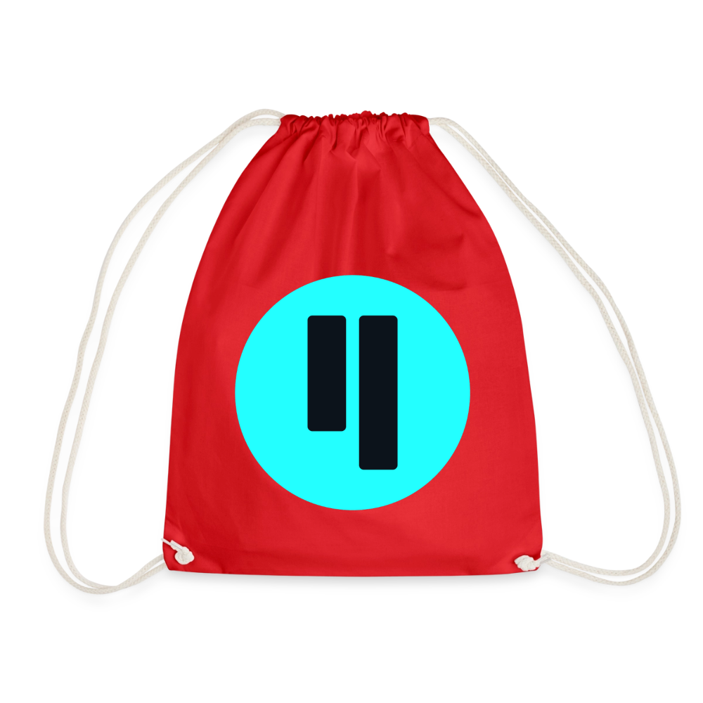 Qubic Logo (Original) - Turnbeutel - Rot