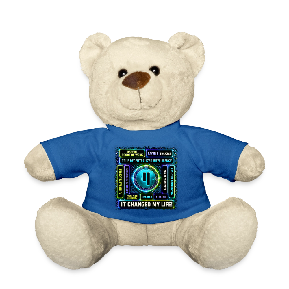 Qubic Changed Life (Fan Art) - Teddybär - Königsblau