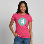 Kaspa Logo hell (Original) - Damen T-Shirt - Azalea