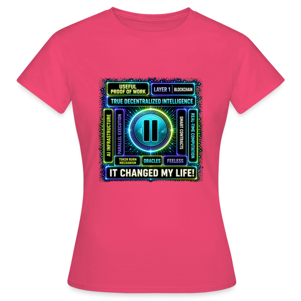 Qubic Changed Life (Fan-Art) - Damen T-Shirt - Azalea
