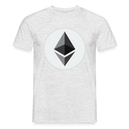 Ethereum Logo (Original) - Herren T-Shirt - Grau meliert