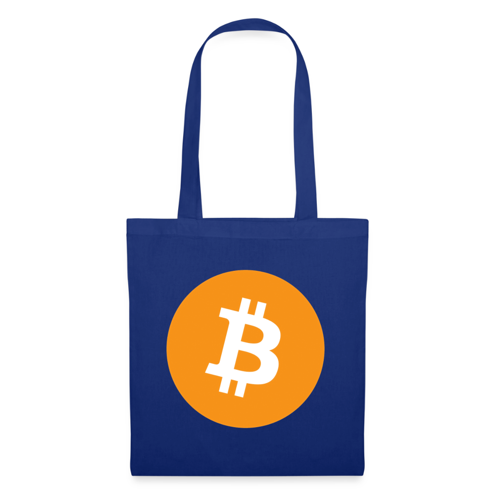 Bitcoin Logo (Original) - Stofftasche - Royalblau