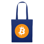 Bitcoin Logo (Original) - Stofftasche - Royalblau