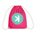 Kaspa Logo hell (Original) - Turnbeutel - Fuchsia