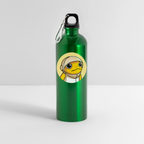 Turbo Logo (Original) - Trinkflasche mit Karabiner 750 ml - Kelly Green