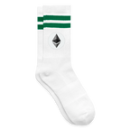 Ethereum Logo (Original) - Tennissocken - Weiß/Grün